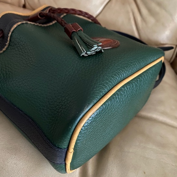 LKNW Dooney & Bourke Mini Teton AWL Bucket Drawstring Leather Pebbled Bag - Picture 10 of 15